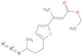 2-Butenoic acid, 3-[5-(3-azidobutyl)-2-thienyl]-, ethyl ester, (E)-
