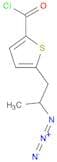 2-Thiophenecarbonyl chloride, 5-(2-azidopropyl)-