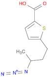 2-Thiophenecarboxylic acid, 5-(3-azidobutyl)-