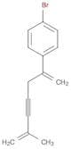 Benzene, 1-bromo-4-(5-methyl-1-methylene-5-hexen-3-ynyl)-