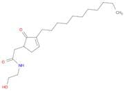 3-Cyclopentene-1-acetamide, N-(2-hydroxyethyl)-2-oxo-3-undecyl-