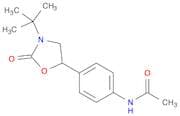Acetamide, N-[4-[3-(1,1-dimethylethyl)-2-oxo-5-oxazolidinyl]phenyl]-