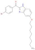 Methanone, (4-bromophenyl)[5-(octyloxy)-1H-benzimidazol-2-yl]-