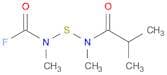 Carbamic fluoride, methyl[[methyl(2-methyl-1-oxopropyl)amino]thio]-
