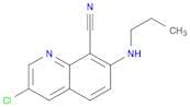 8-Quinolinecarbonitrile, 3-chloro-7-(propylamino)-