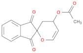 Spiro[2H-indene-2,2'-[2H]pyran]-1,3-dione, 4'-(acetyloxy)-3',4'-dihydro-