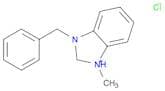 1H-Benzimidazolium, 1-methyl-3-(phenylmethyl)-, chloride