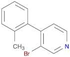 Pyridine, 3-bromo-4-(2-methylphenyl)-