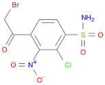 Benzenesulfonamide, 4-(bromoacetyl)-2-chloro-3-nitro-