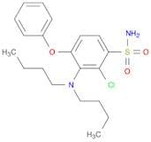 Benzenesulfonamide, 2-chloro-3-(dibutylamino)-4-phenoxy-