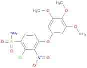Benzenesulfonamide, 2-chloro-3-nitro-4-(3,4,5-trimethoxyphenoxy)-