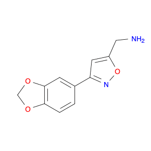 (3-(Benzo[d][1,3]dioxol-5-yl)isoxazol-5-yl)methanamine