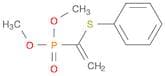 Phosphonic acid, [1-(phenylthio)ethenyl]-, dimethyl ester