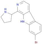 9H-Pyrido[3,4-b]indole, 7-bromo-1-(2-pyrrolidinyl)-
