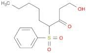 3-Nonanone, 1-hydroxy-4-(phenylsulfonyl)-