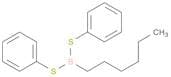 Boronic acid, hexyldithio-, diphenyl ester