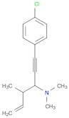 5-Hexen-1-yn-3-amine, 1-(4-chlorophenyl)-N,N,4-trimethyl-