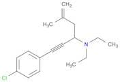 5-Hexen-1-yn-3-amine, 1-(4-chlorophenyl)-N,N-diethyl-5-methyl-