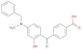 Benzoic acid, 4-[2-hydroxy-4-[methyl(phenylmethyl)amino]benzoyl]-