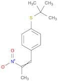 Benzene, 1-[(1,1-dimethylethyl)thio]-4-(2-nitro-1-propenyl)-
