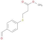 Propanoic acid, 3-[(4-formylphenyl)thio]-, methyl ester