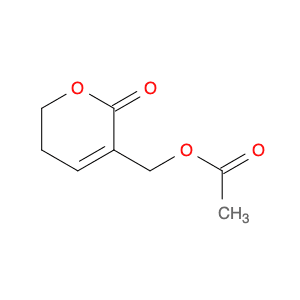 2H-Pyran-2-one, 3-[(acetyloxy)methyl]-5,6-dihydro-