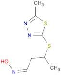 (Z)-3-((((5-Methyl-1,3,4-thiadiazol-2-yl)thio)oxy)imino)butanal