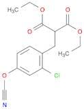 Propanedioic acid, (2-chloro-4-cyanatophenyl)methyl-, diethyl ester