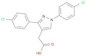 1H-Pyrazole-4-acetic acid, 1,3-bis(4-chlorophenyl)-