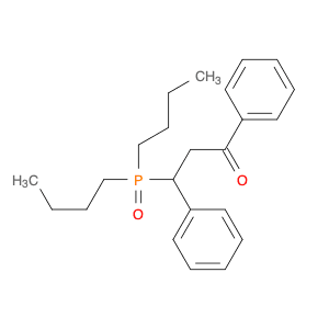 1-Propanone, 3-(dibutylphosphinyl)-1,3-diphenyl-
