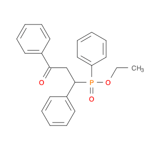 Phosphinic acid, (3-oxo-1,3-diphenylpropyl)phenyl-, ethyl ester