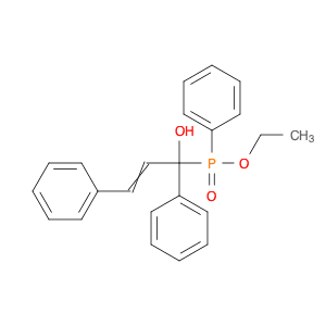 Phosphinic acid, (1-hydroxy-1,3-diphenyl-2-propenyl)phenyl-, ethyl ester