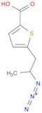 2-Thiophenecarboxylic acid, 5-(2-azidopropyl)-