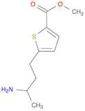 methyl 5-(3-aminobutyl)thiophene-2-carboxylate