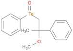 Benzene, [1-methoxy-1-methyl-2-(phenyltellurinyl)ethyl]-