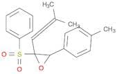 Oxirane, 3-(4-methylphenyl)-2-(2-methyl-1-propenyl)-2-(phenylsulfonyl)-