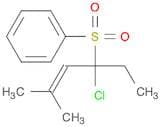 Benzene, [(1-chloro-1-ethyl-3-methyl-2-butenyl)sulfonyl]-