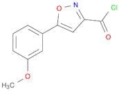 3-Isoxazolecarbonyl chloride, 5-(3-methoxyphenyl)-