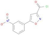 3-Isoxazolecarbonyl chloride, 5-(3-nitrophenyl)-
