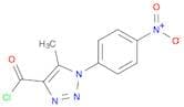 1H-1,2,3-Triazole-4-carbonyl chloride, 5-methyl-1-(4-nitrophenyl)-