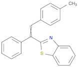 Benzothiazole, 2-[2-(4-methylphenyl)-1-phenylethenyl]-