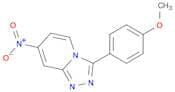 1,2,4-Triazolo[4,3-a]pyridine, 3-(4-methoxyphenyl)-7-nitro-