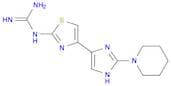 Guanidine, [4-[2-(1-piperidinyl)-1H-imidazol-4-yl]-2-thiazolyl]-
