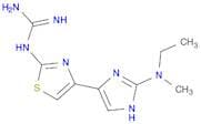Guanidine, [4-[2-(ethylmethylamino)-1H-imidazol-4-yl]-2-thiazolyl]-