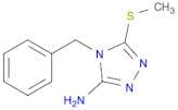 4H-1,2,4-Triazol-3-amine, 5-(methylthio)-4-(phenylmethyl)-