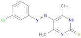 2(1H)-Pyrimidinethione, 5-[(3-chlorophenyl)azo]-4,6-dimethyl-