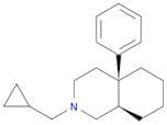 Isoquinoline, 2-(cyclopropylmethyl)decahydro-4a-phenyl-, trans-