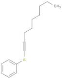 Benzene, (1-nonynylthio)-