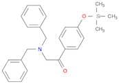 Ethanone, 2-[bis(phenylmethyl)amino]-1-[4-[(trimethylsilyl)oxy]phenyl]-