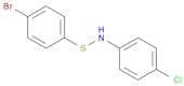 Benzenesulfenamide, 4-bromo-N-(4-chlorophenyl)-
